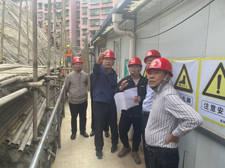 张淼副局长一行到黔北片区指导工作并开展施工现场安全检查 (2).jpg